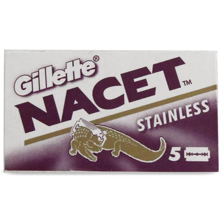 تیغ سنتی ژیلت مدل ناست بسته 5 عددی