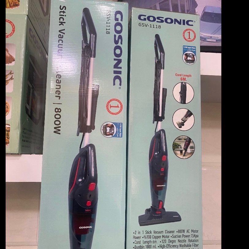 جارو برقی گوسونیک مدل GSV-1118 با قدرت مکش 800 وات