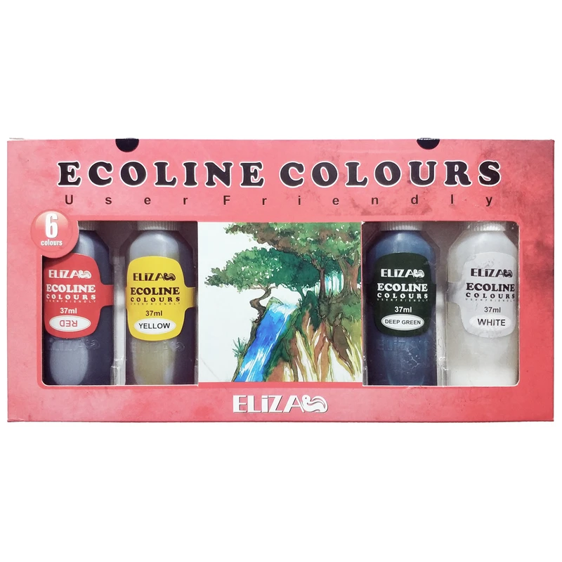 اکولین 6 رنگ الیزا 37ML