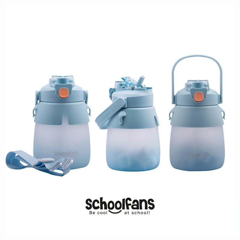 قمقمه طلقی دسته دار کپل SCHOOLFANS 9352