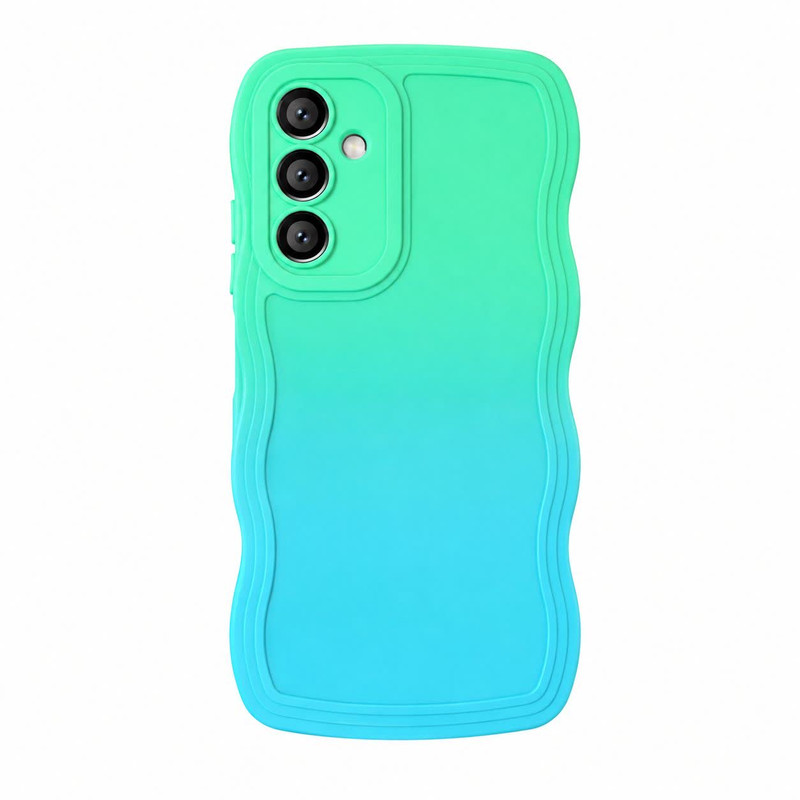 کاور مدل سیلیکونی دو رنگ مناسب برای گوشی موبایل سامسونگ GALAXY A24