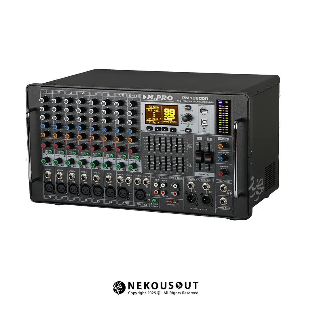 پاورمیکسر رک مونت ام پرو M.PRO PM10600R