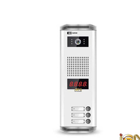 پنل ایفون تصویری 3 واحدی ساده تکنما