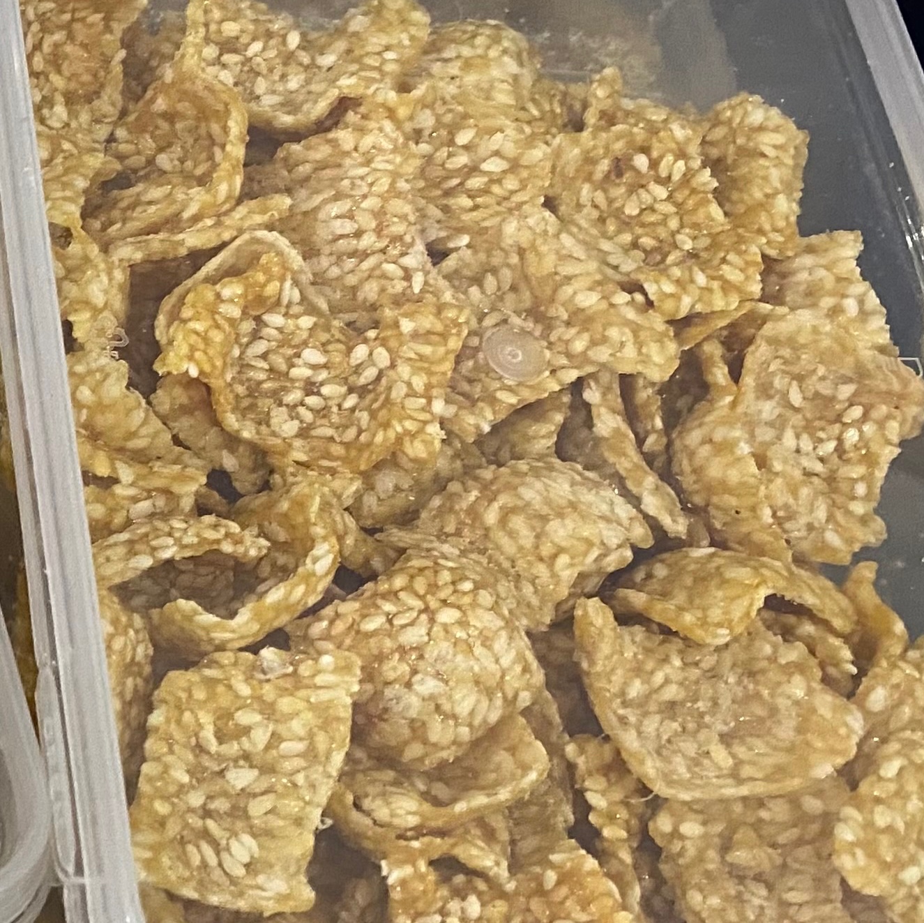 پولک عسلی کنجدی