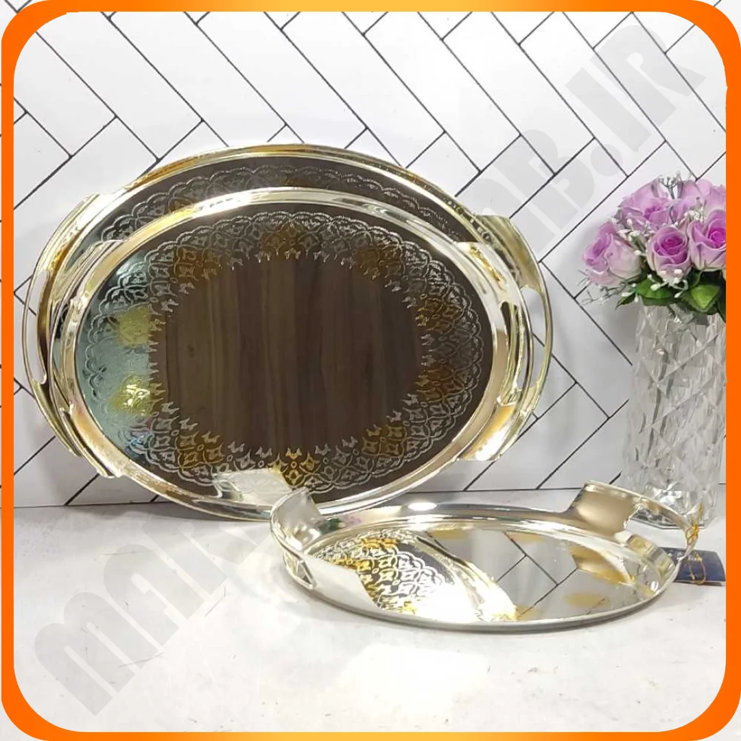 سینی 3 تیکه مدل 1351N3 مدل ریپل اوربیت