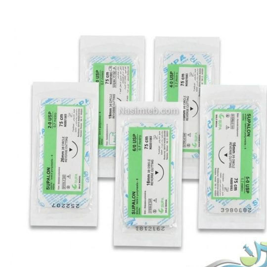 نخ بخیه جراحی 2نایلون سوپا 