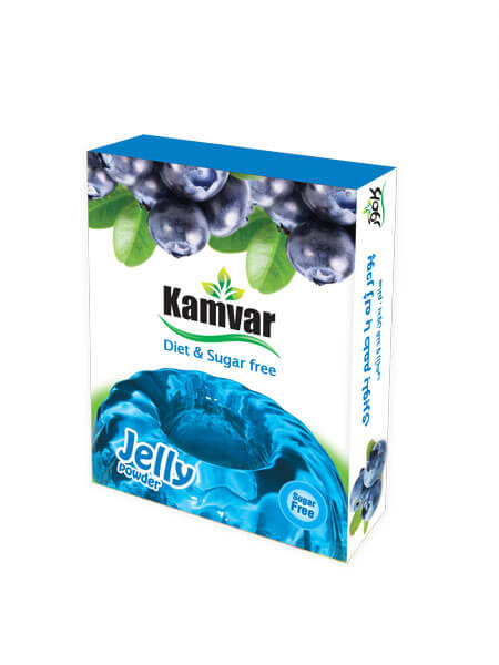 پودر ژله بدون قند و رژیمی کامور در 8 طعم