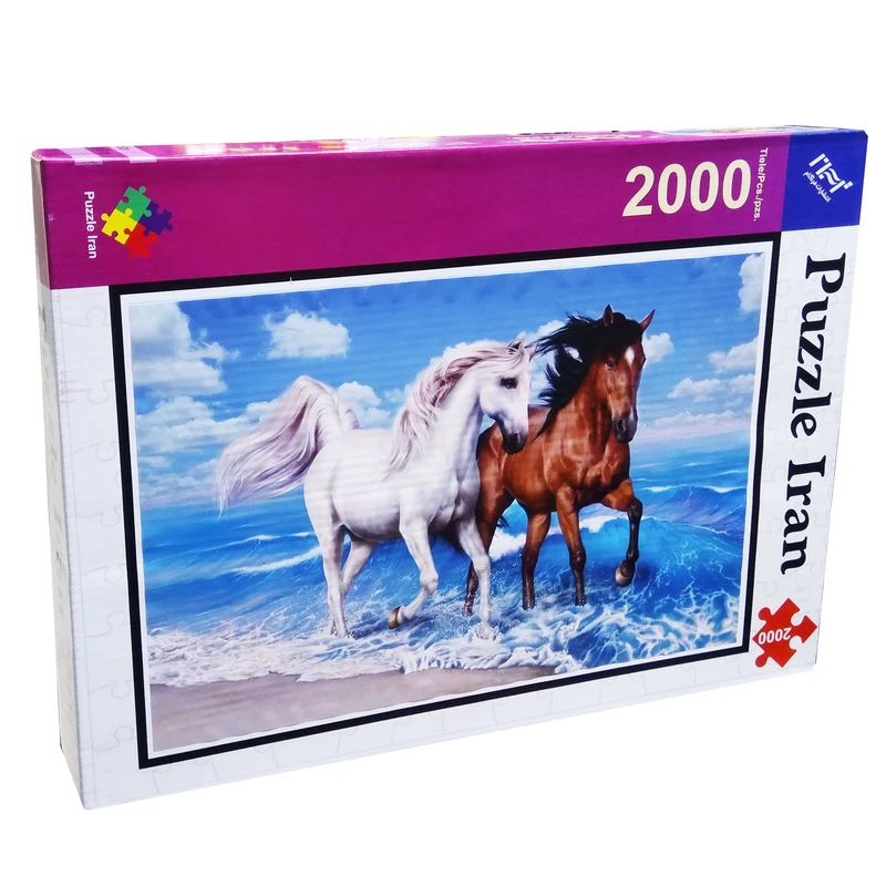 پازل 2000 تکه دو اسب 2031