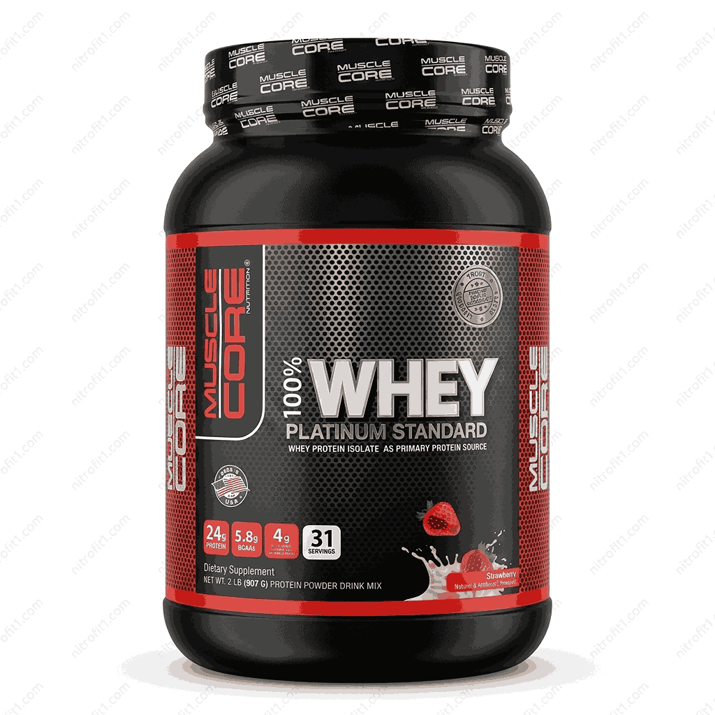 پروتئین وی 100% ماسل کور پلاتینیوم استاندارد (907گرم) / Muscle Core 100% Whey Platinum