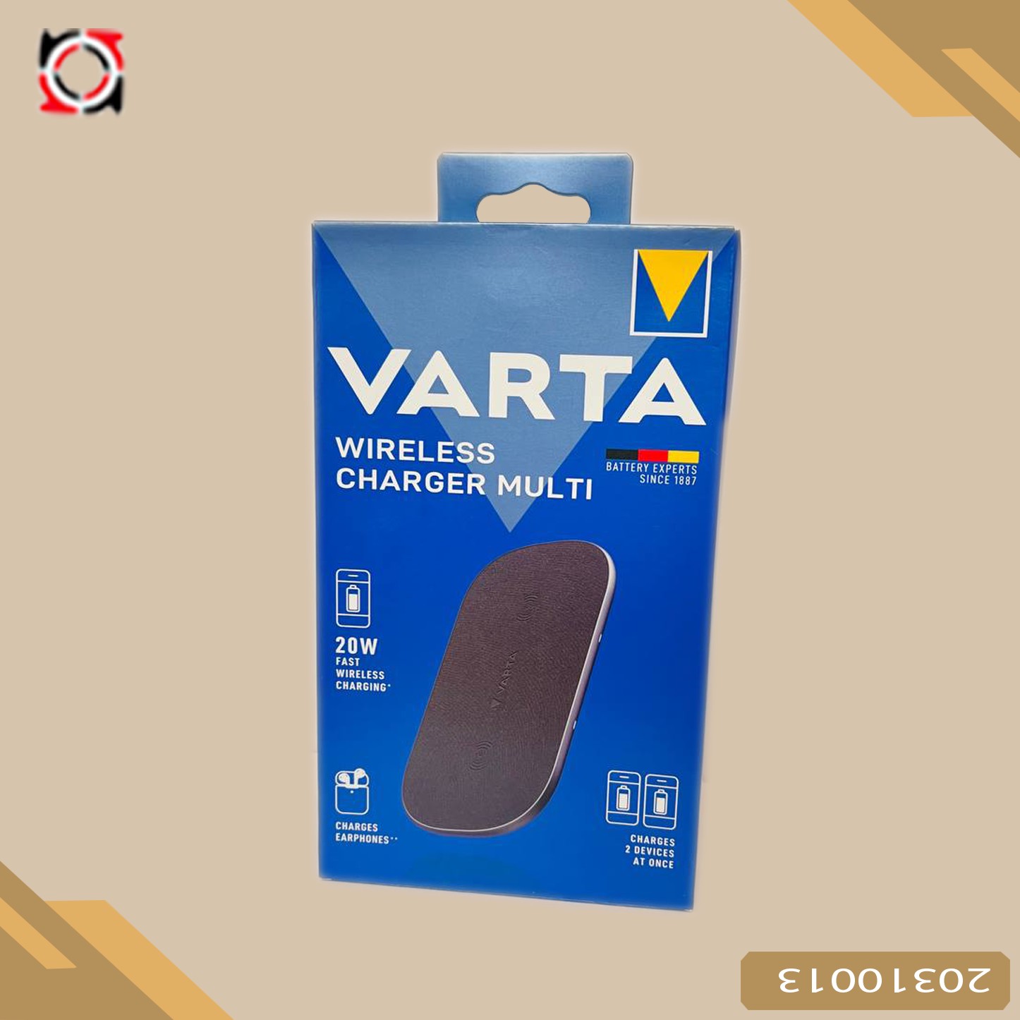 شارژر موبایل وایرلس WIRELESS CHARGER MULTI VARTA