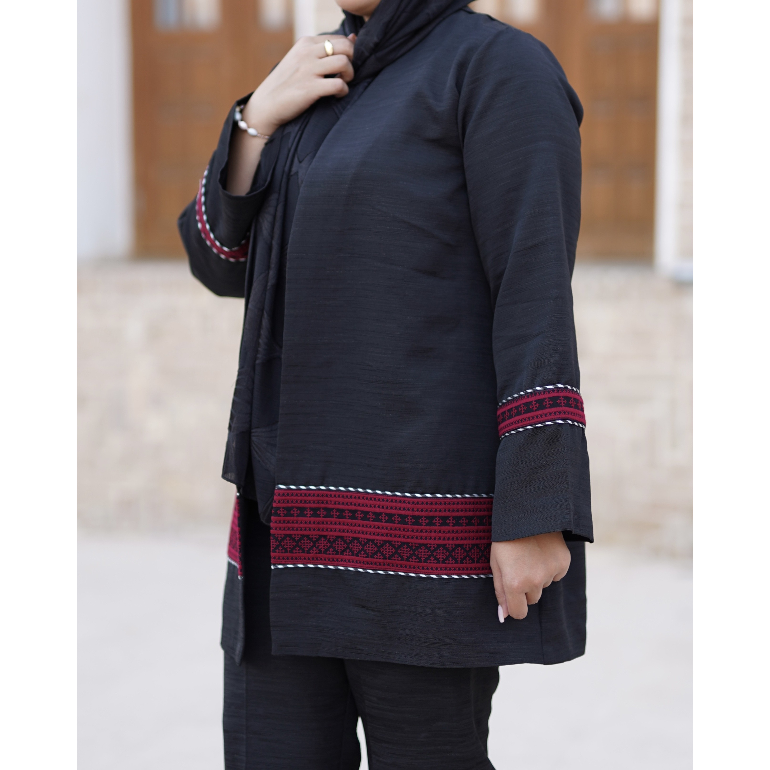 مانتو سوزن دوزی بلوچی طرح1