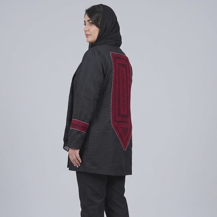 مانتو سوزن دوزی بلوچی طرح2