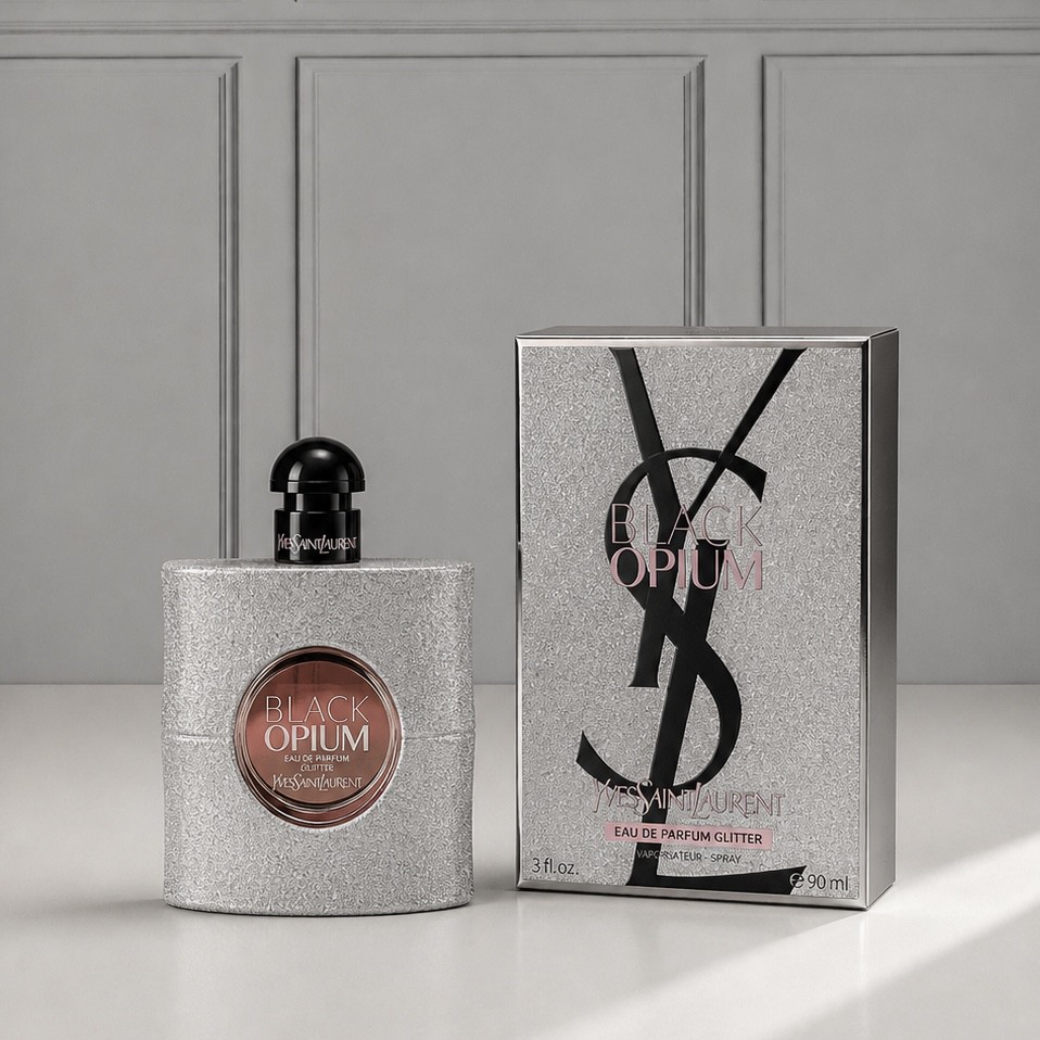 عطر بلک اوپیوم گلیتر ایو سن لورن Yves Saint Laurent Black Opium Glitter