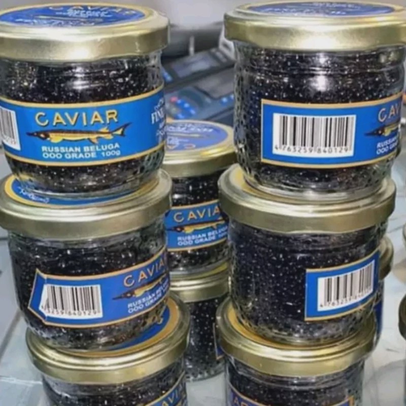 بلوگا آذربایجان وزن 100 گرم ا Beluga Caviar