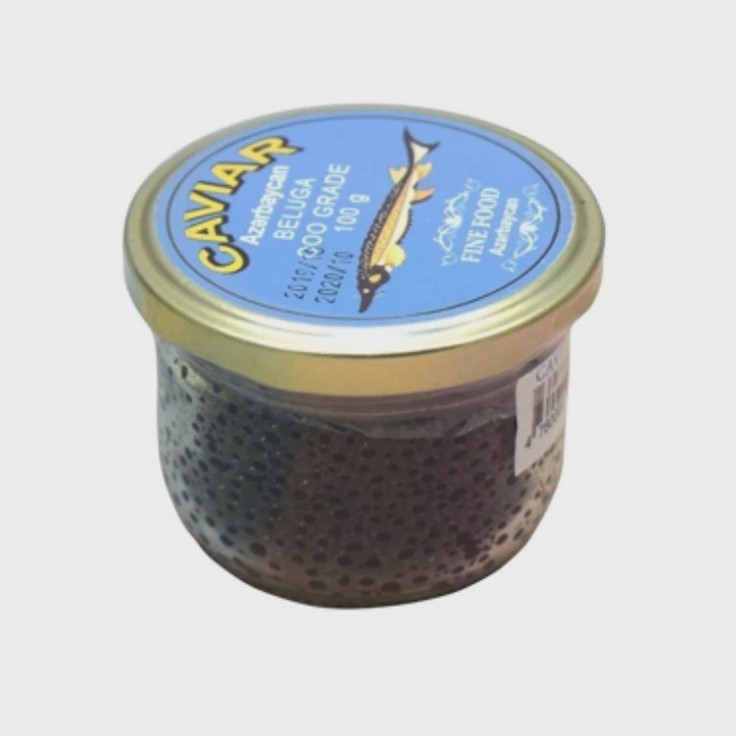بلوگا آذربایجان وزن 100 گرم ا Beluga Caviar