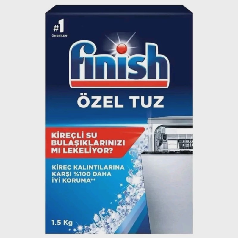 نمک ماشین ظرفشویی فینیش اصل 1.5 کیلویی ساخت ترکیه جدیدترین سری