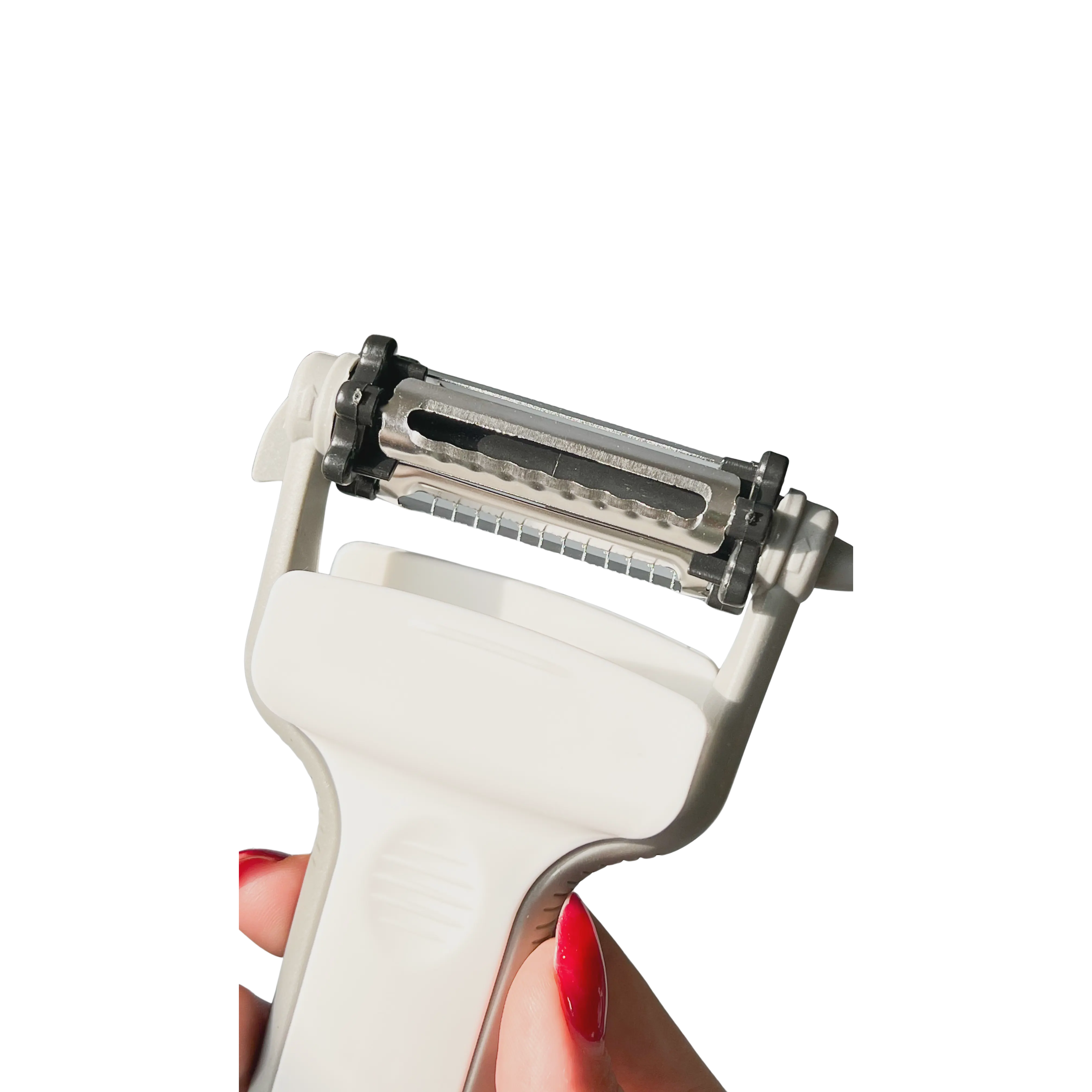 پوست گیر و رشته کن 3 کاره چرخشی Roto Peeler تیغه استیل