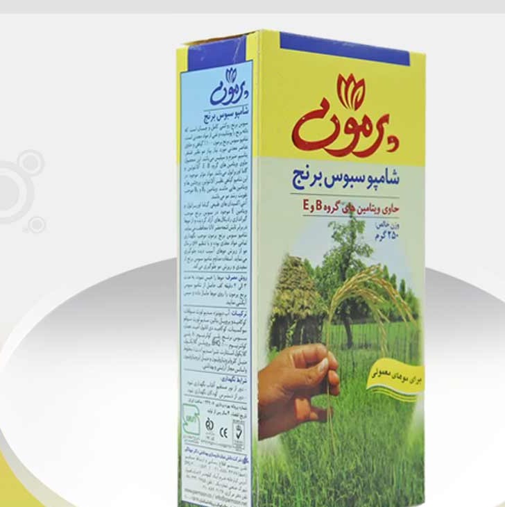 شامپو رفع ریزش مو سبوس برنج موهای معمولی 250 گرم پرمون Parmoon