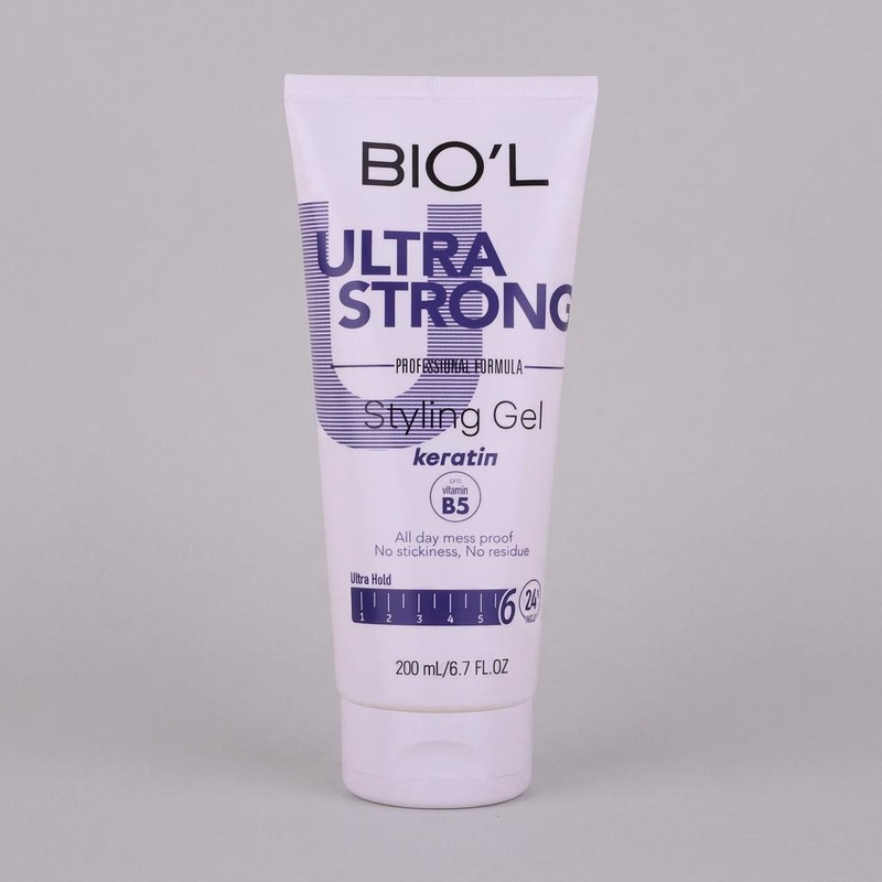 ژل حالت دهنده مو بیول مدل ULTRA STRONG حجم 200 میلی لیتر ارسال پس کرایه