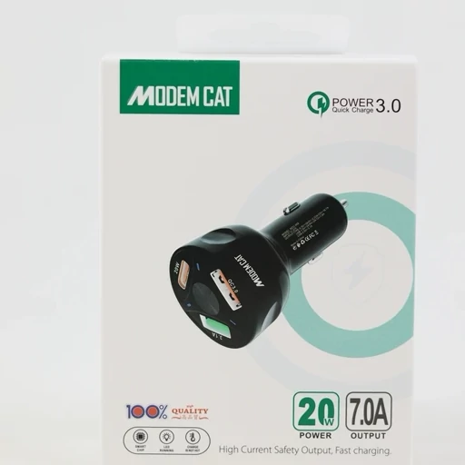 شارژر فندکی 20 وات Modem Cat مدل MCC-008