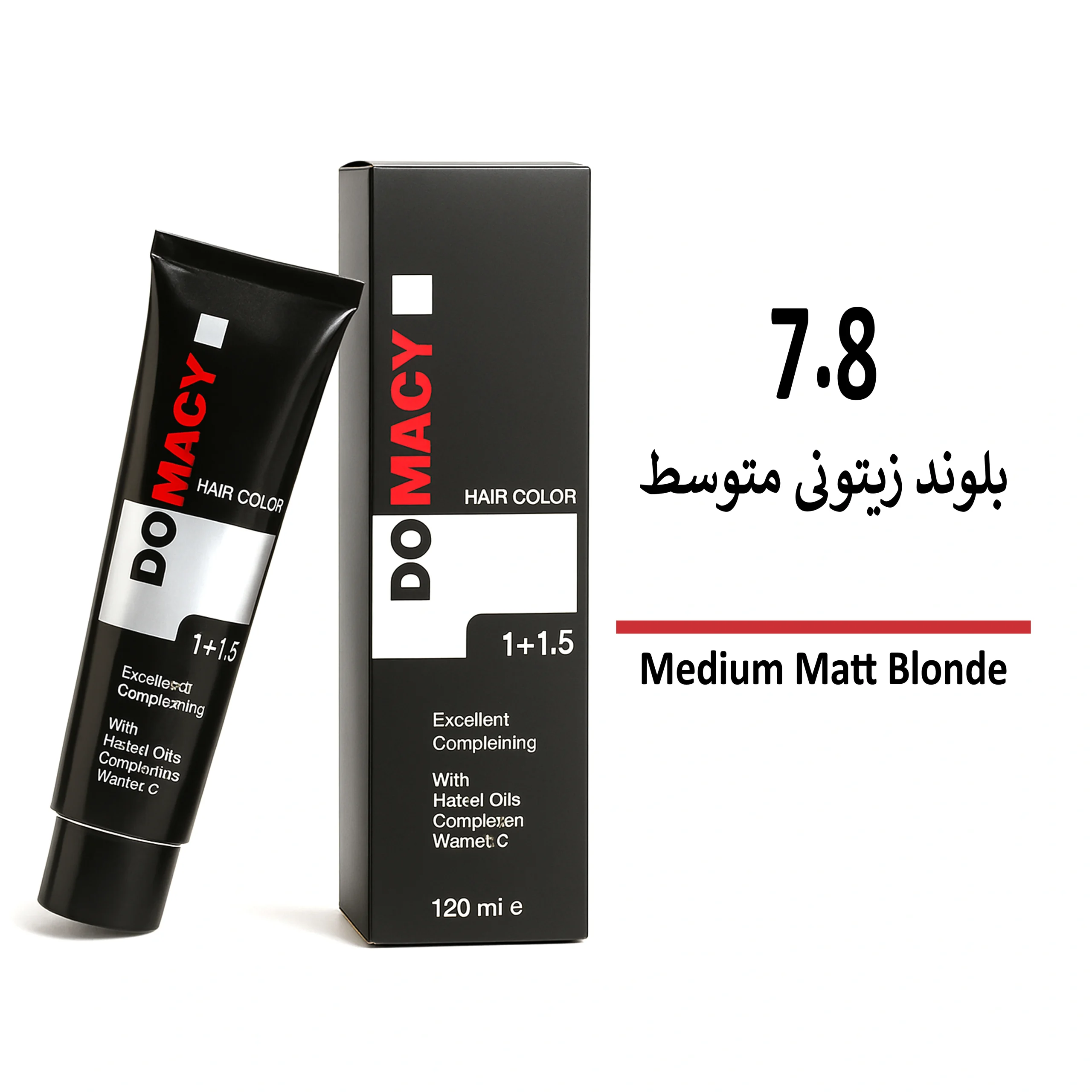 رنگ مو دوماسی بلوند زیتونی متوسط 7/8