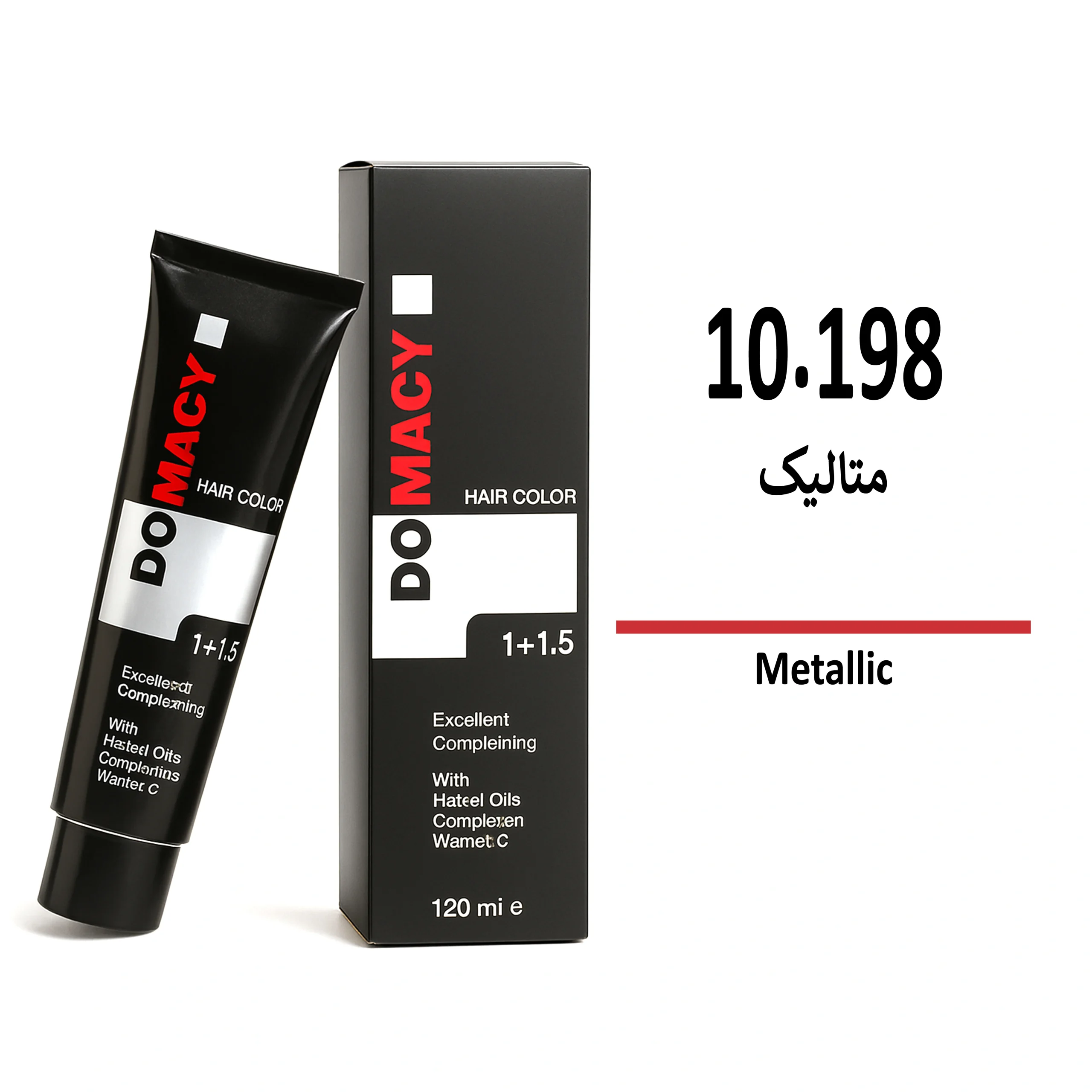 رنگ مو دوماسی متالیک 10/198