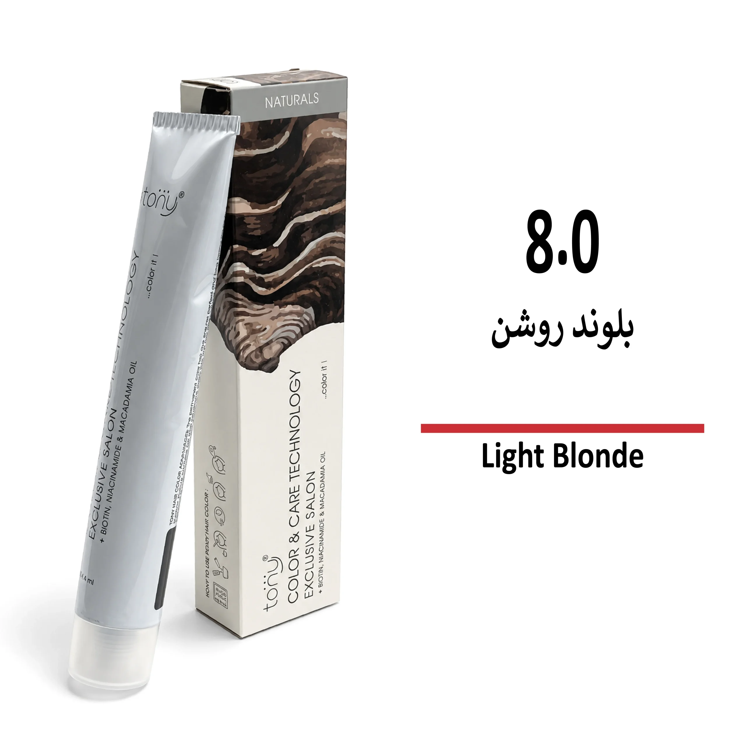 رنگ مو تونی بلوند روشن 8/0