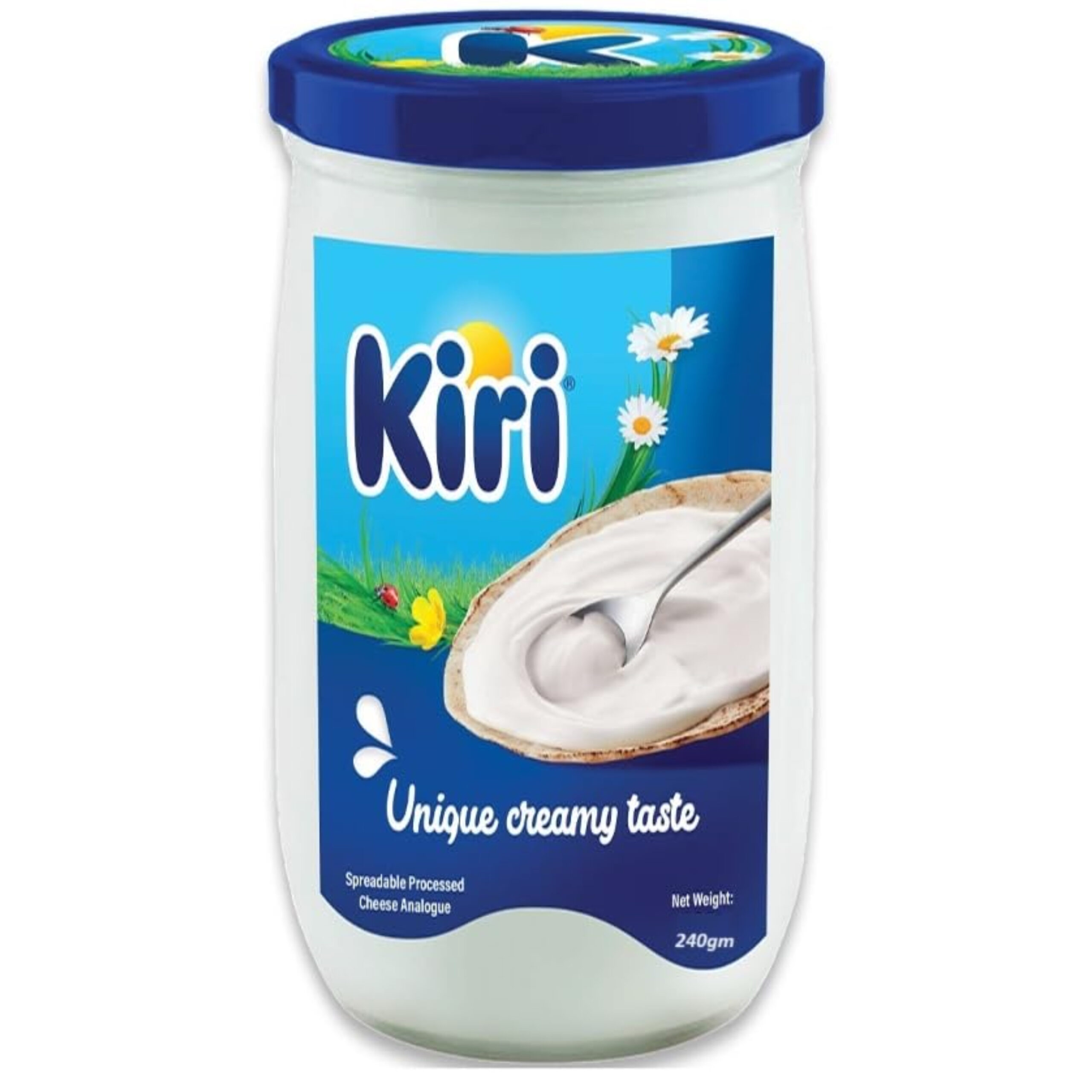 پنیر شیشه ای 240گرمی kiri با ضمانت کیفیت