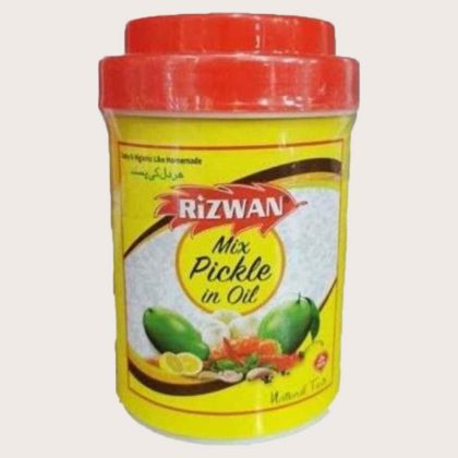 ترشی انبه مخلوط روغنیRIZWAN رضوان 1 کیلو گرمی
