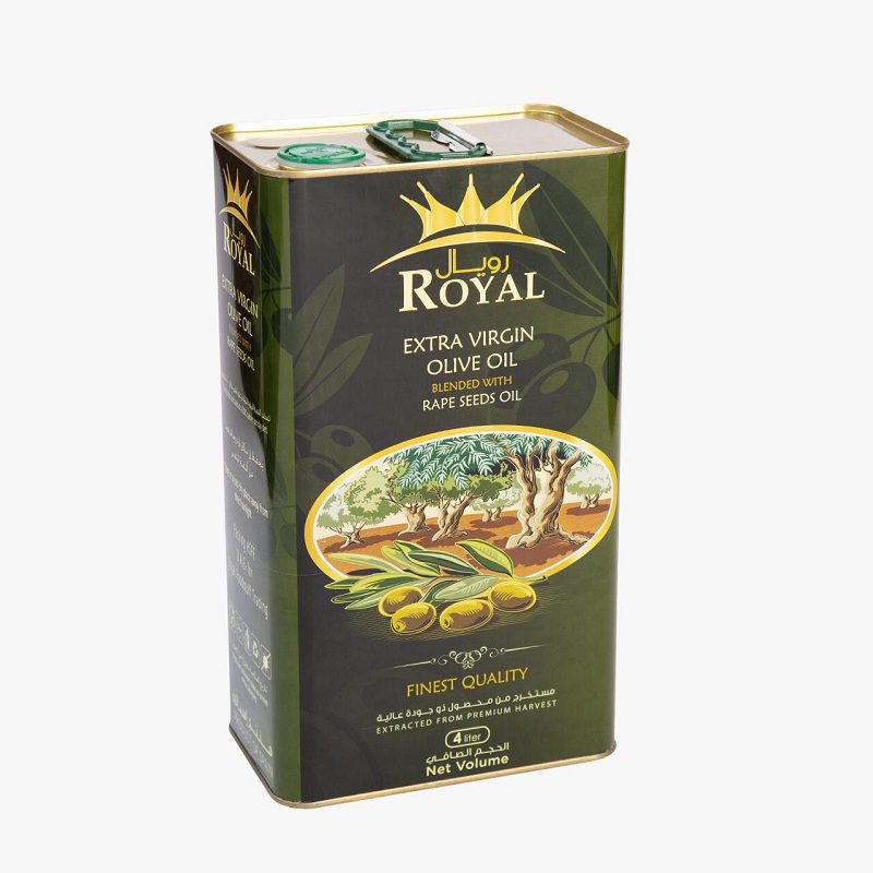 روغن زیتون رویال 4 لیتری فرابکر با ضمانت کیفیت