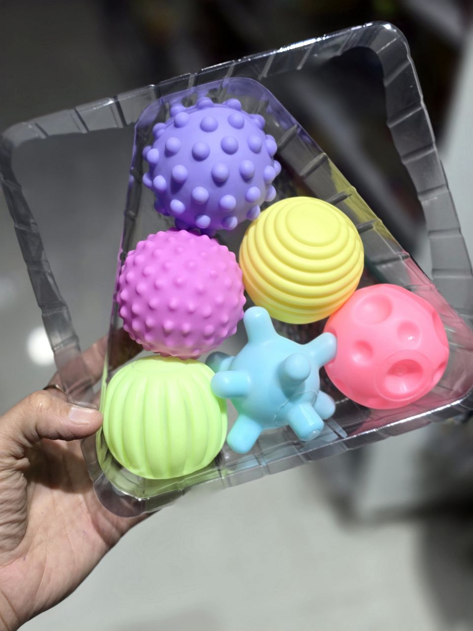 ست 6 عددی توپ حسی نرم نوزاد (Soft Balls)