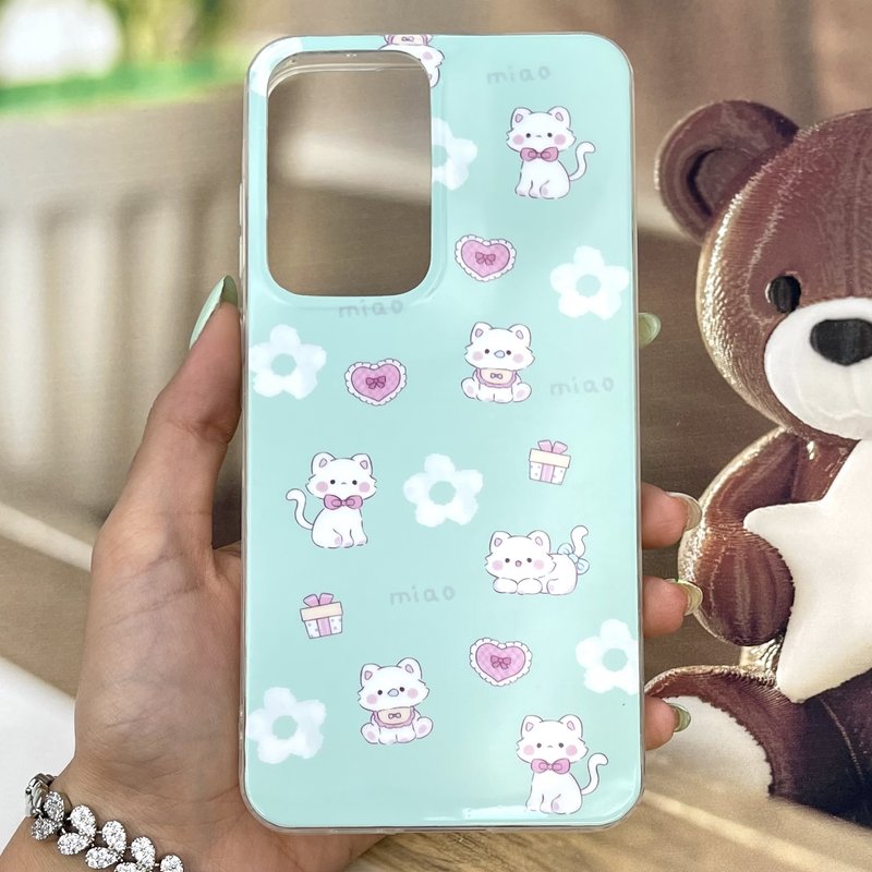 قاب گوشی Galaxy A55 سامسونگ Cute Minimal مینیمال کیوت iMD ضد ضربه طرح گربه کد 313594