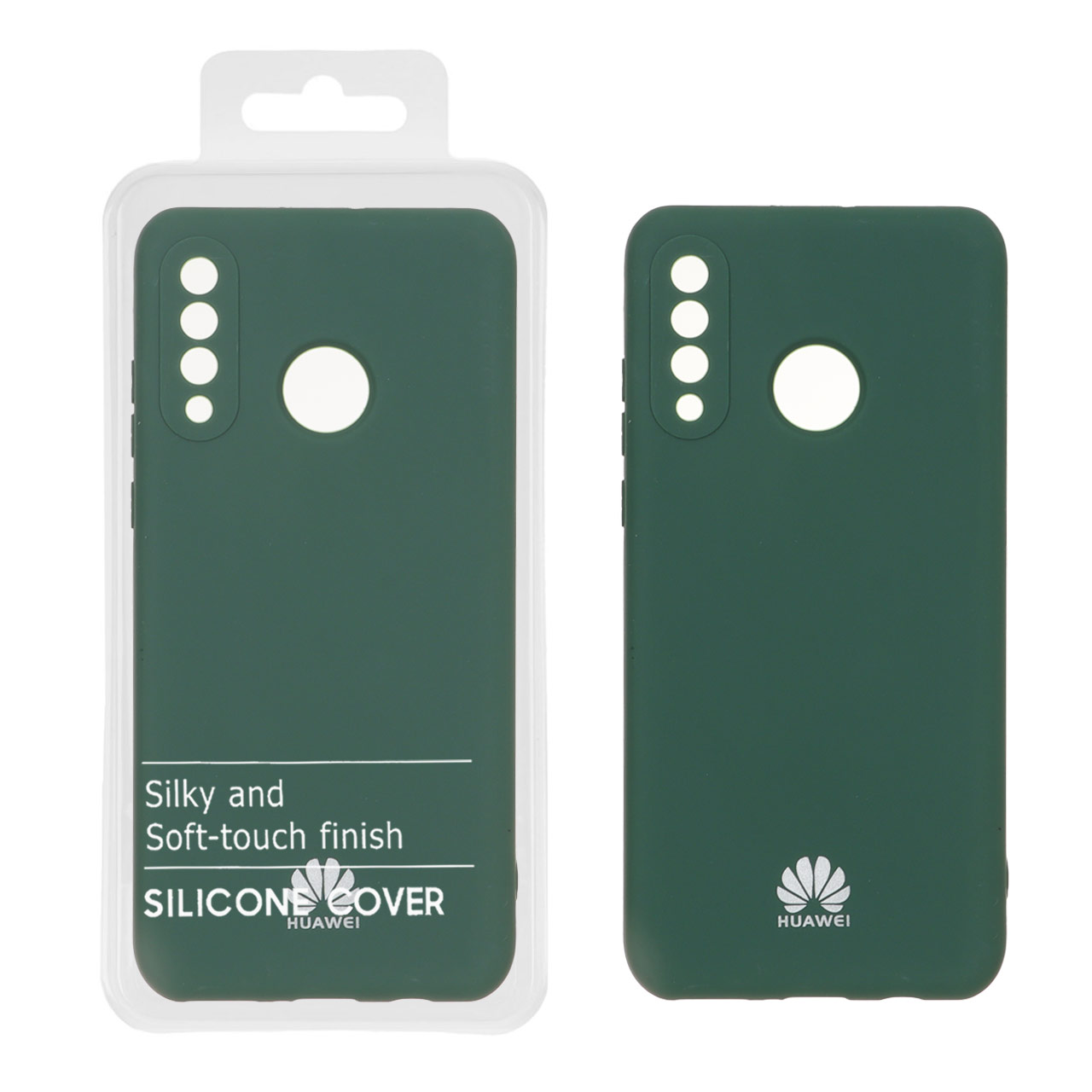 خریدقاب نیو سیلیکون محافظ لنزدار Huawei P30 Lite - RFF - سبز (پک دار)تاپگارد