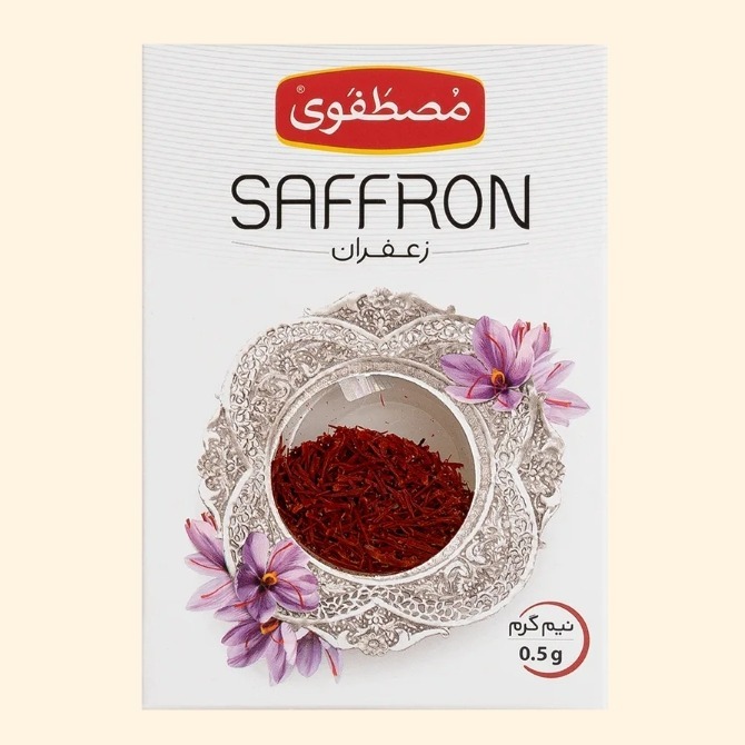 زعفران کادویی سر گل 0.5 گرم مصطفوی 