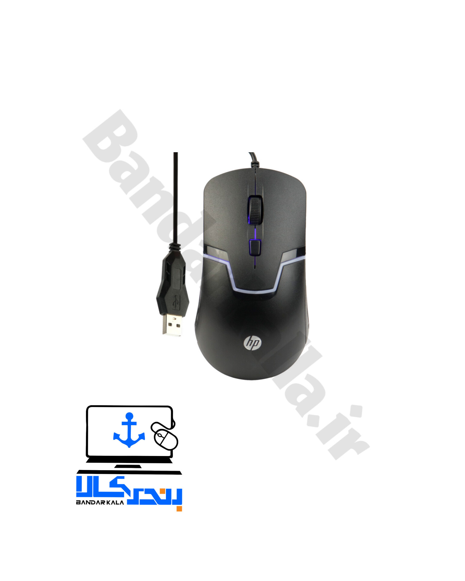 موس سیم دار HP M100