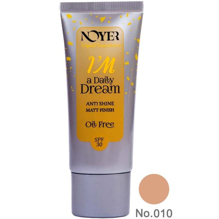 کرم پودر فاقد چربی نویر حاوی SPF 30 شماره 10 NOYER