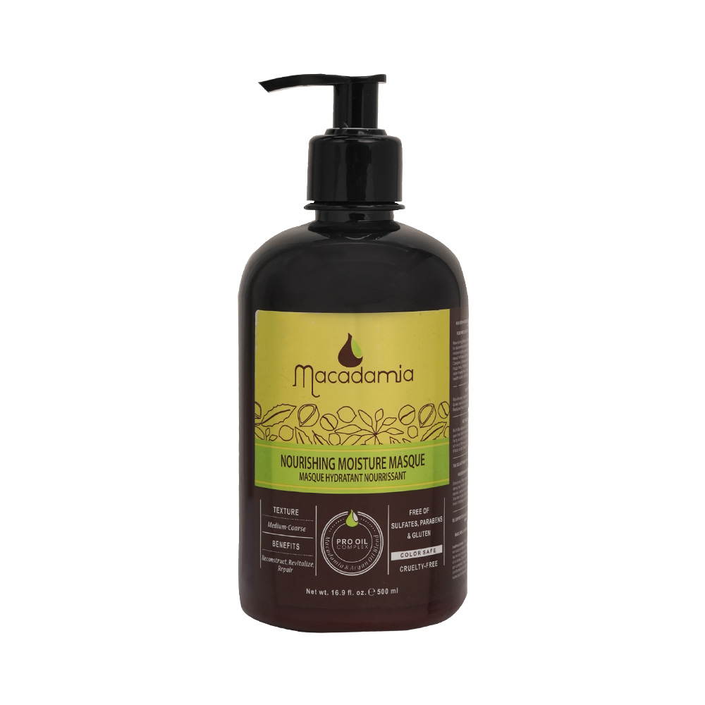 ماسک مو داخل حمام پمپی مخصوص موهای بسیار آسیب دیده Nourishing ماکادمیا 500 میل Macadamia