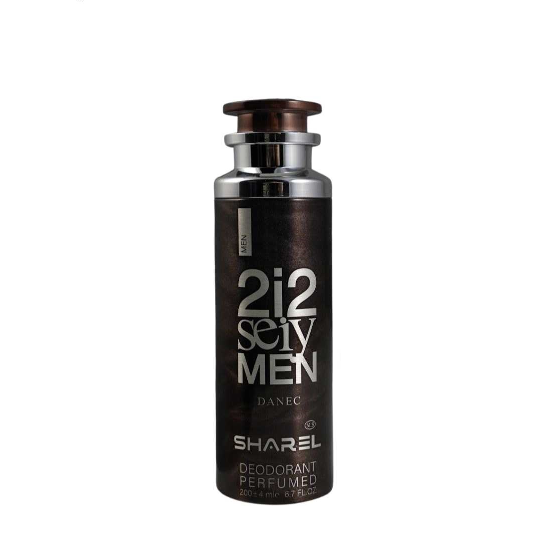 اسپری بدن مردانه شارل رایحه 212SEIY MEN حجم 200 میل Sharel