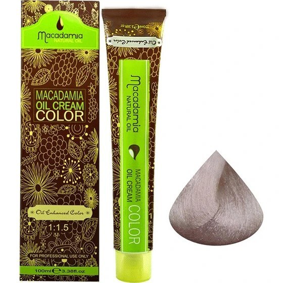رنگ مو ماکادمیا سری هایلایت شماره 10.11 رنگ بلوند دودی روشن قوی حجم 100 میل Macadamia