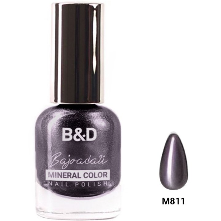 لاک ناخن بی اند دی سری M متالیک شماره B&D - M811