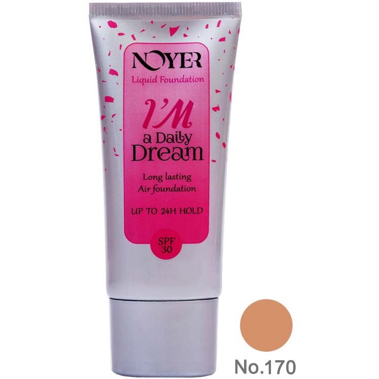 کرم پودر نویر نرمال تیوپی با ضد آفتاب SPF 30 شماره 170 NOYER