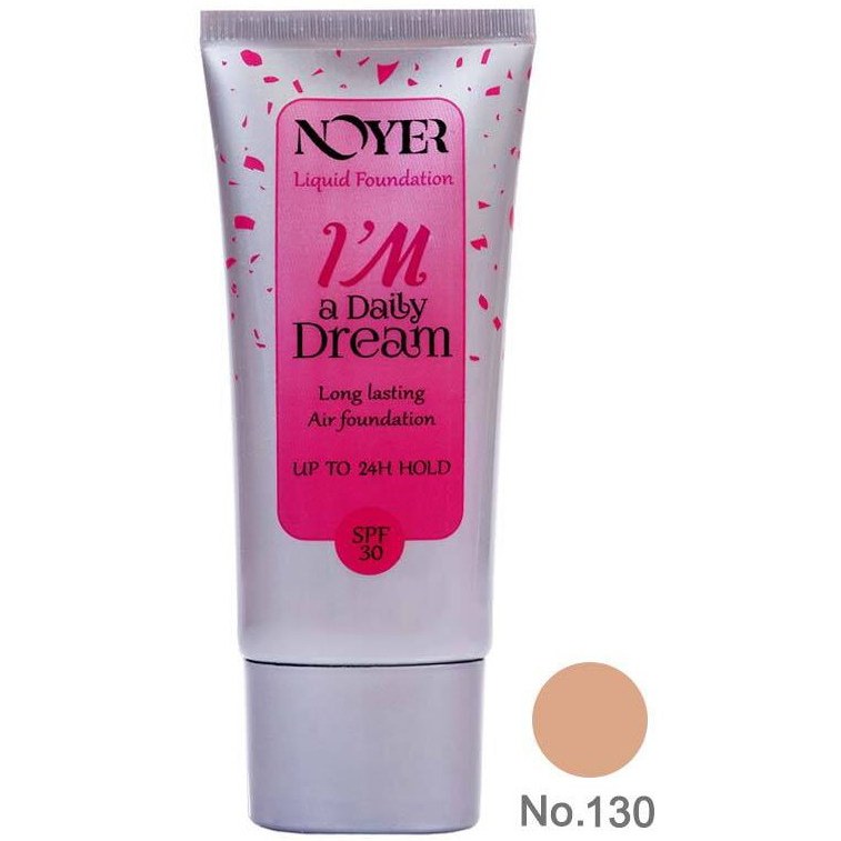 کرم پودر نویر نرمال تیوپی با ضد آفتاب SPF 30 شماره 130 NOYER