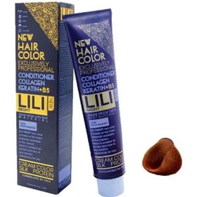 رنگ مو کم آمونیاک لی لی نایت (Lili Night) شماره PR7 رنگ مسی حجم 120 میلی لیتر