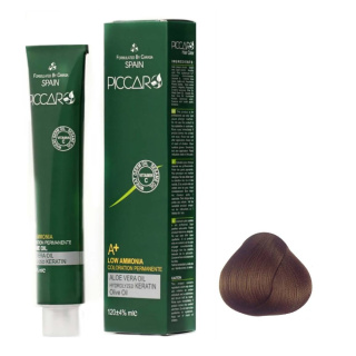 رنگ مو پیکارو Piccaro سری شکلاتی شماره 7.7 رنگ بلوند شکلاتی حجم 120 میل