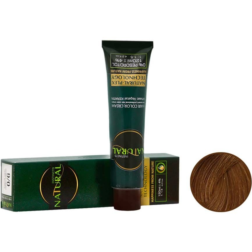 رنگ مو نچرال Natural شماره 6.7 رنگ بلوند نسکافه ای تیره حجم 120 میل