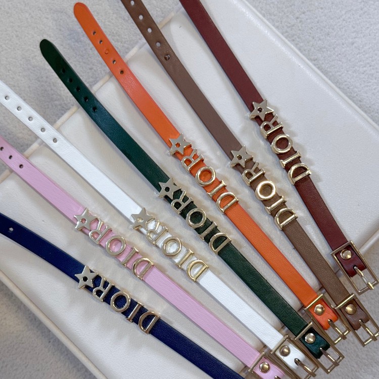 دستبند چرم دیور Dior