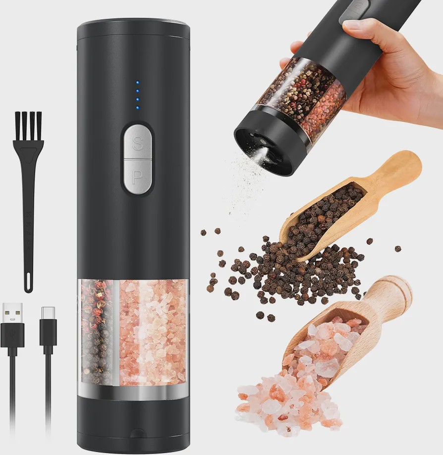 آسیاب نمک و فلفل برقی شارژی Y8 Electric Salt Pepper Grinder