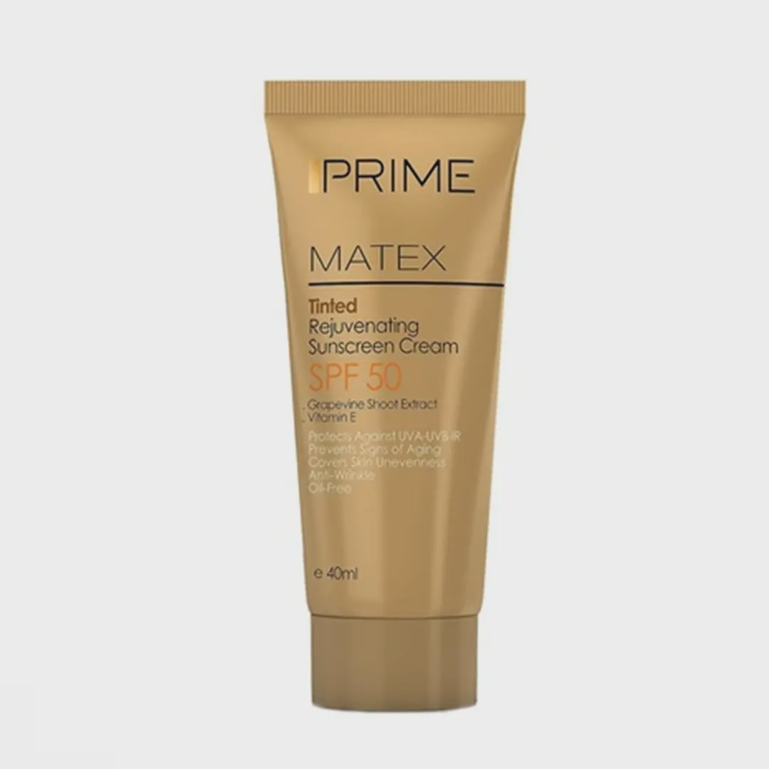 ضدآفتاب جوان کننده پرایم PRIME مدل SPF50 مدل TINTED ANTI-AGING