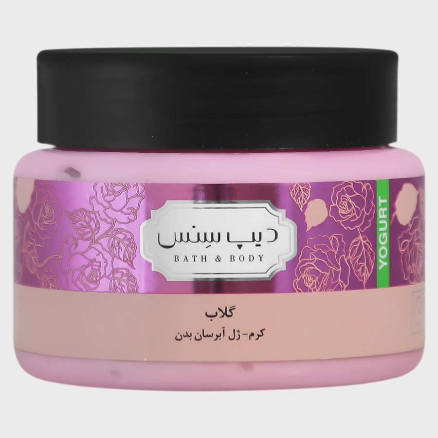 کرم ژل آبرسان بدن گلاب 250ml دیپ سنس