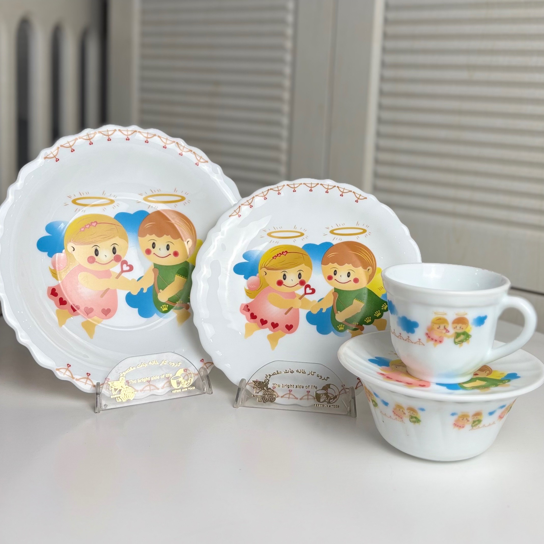 سرویس غذا خوری ارکوپال 5پارچه نوزاد کد 2573